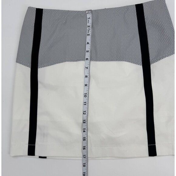 Annika Cutter & Buck  Skort US 8 White & Black Colorblock - Picture 8 of 11